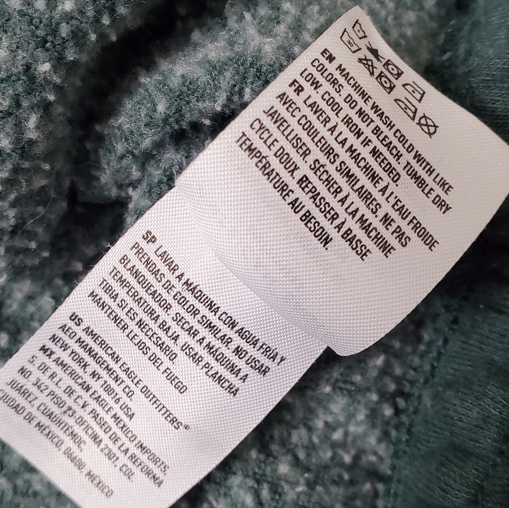 American Eagle Outfitters Retro Hoodie 1/4 Zip Size S - Picture 7 of 13